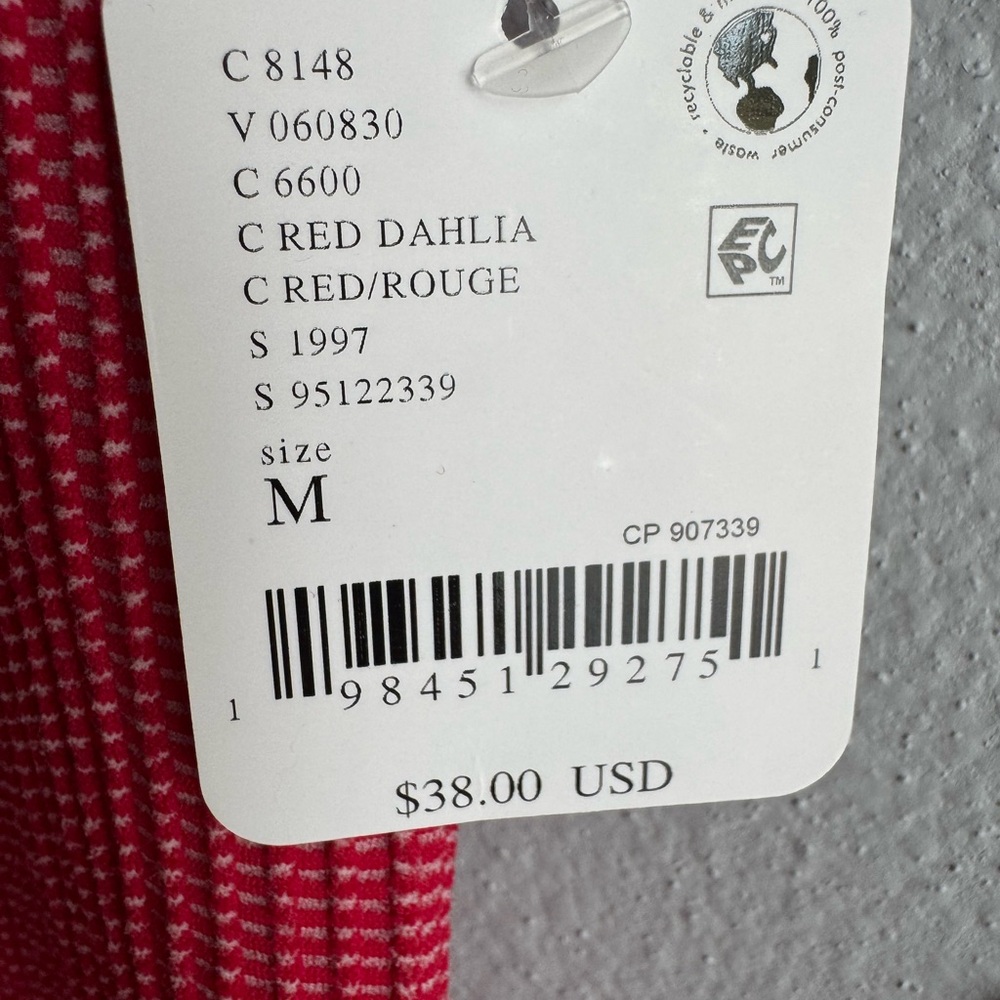 Free People Red Knit Top